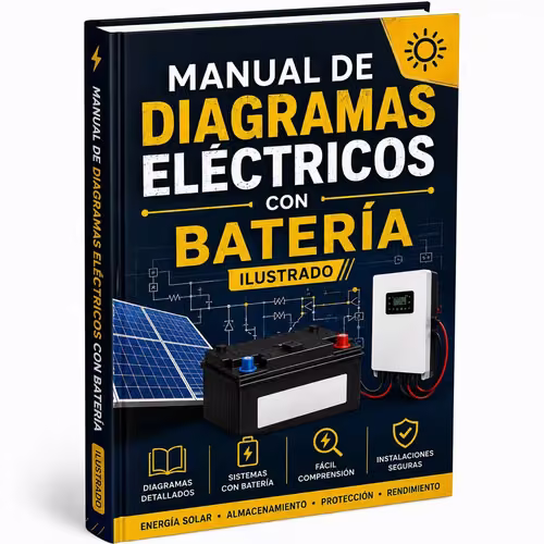 Mockup en español del Manual de Diagramas Eléctricos con Batería